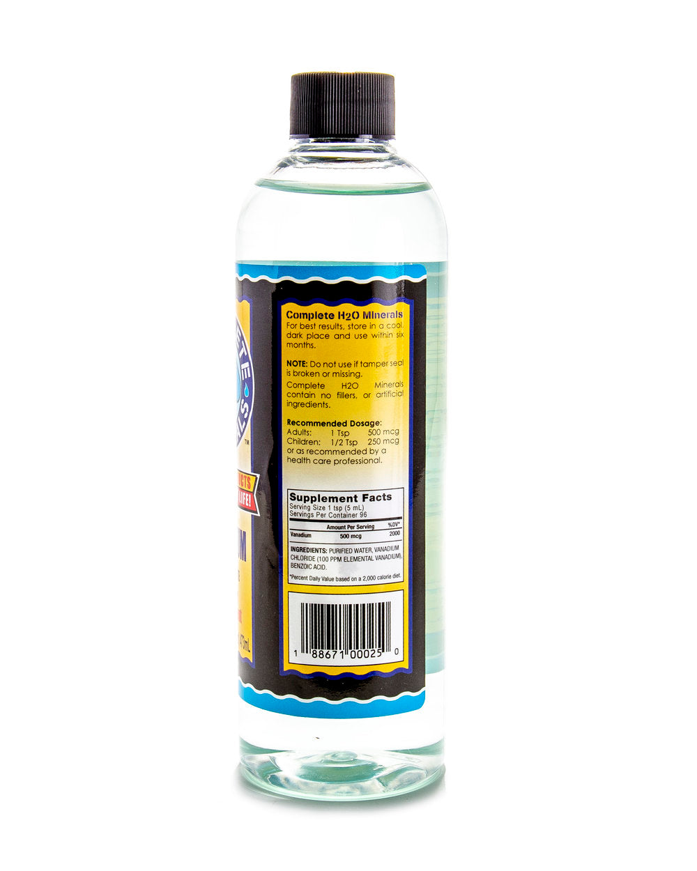 Vanadium (V) - Mineral Water